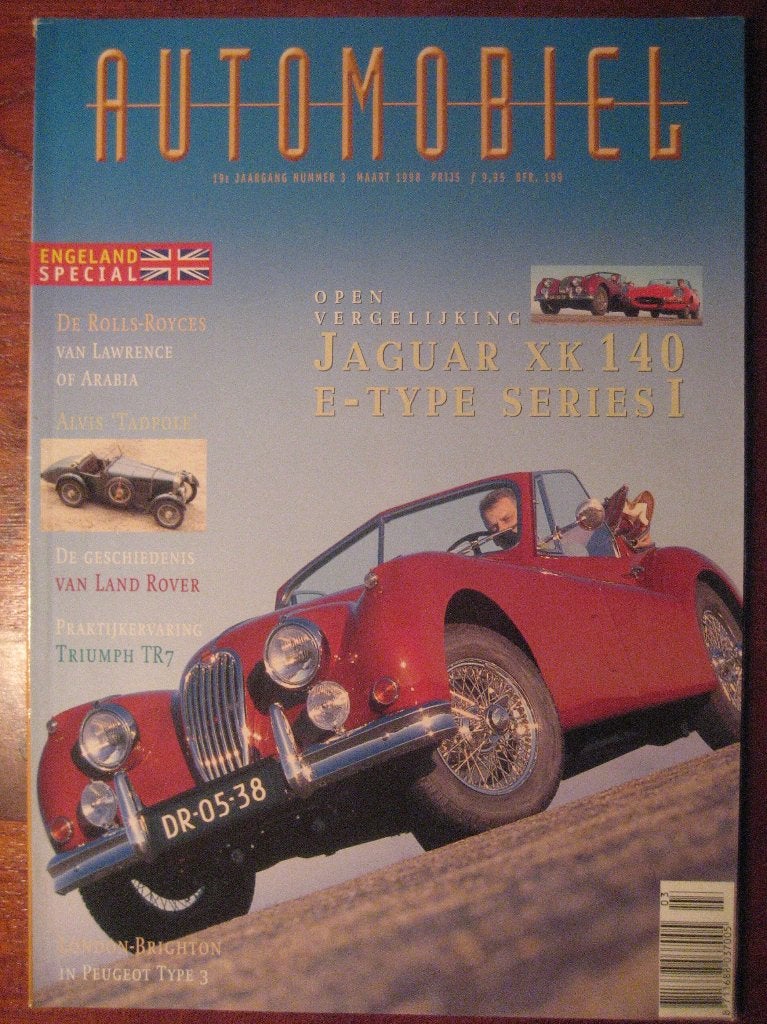 Automobiel 3 1998 Jaguar XK 140, E-types Series 1, TR7, Ophalen of Verzenden, Nieuw, Overige merken