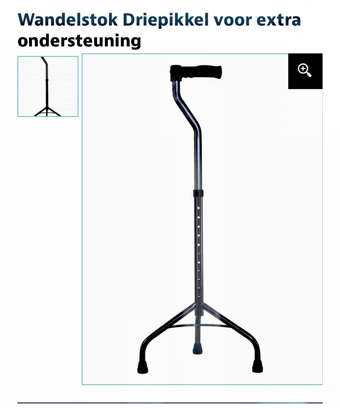 Driepoot ondersteuning kruk., Diversen, Ophalen