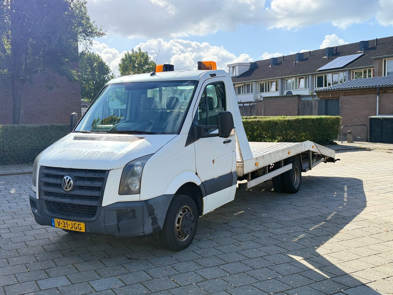 Volkswagen Crafter 2.5 TDI OPRIJWAGEN EURO5 2011 EXTRA LANG, Euro 5, Volkswagen, Bedrijf, Grijs