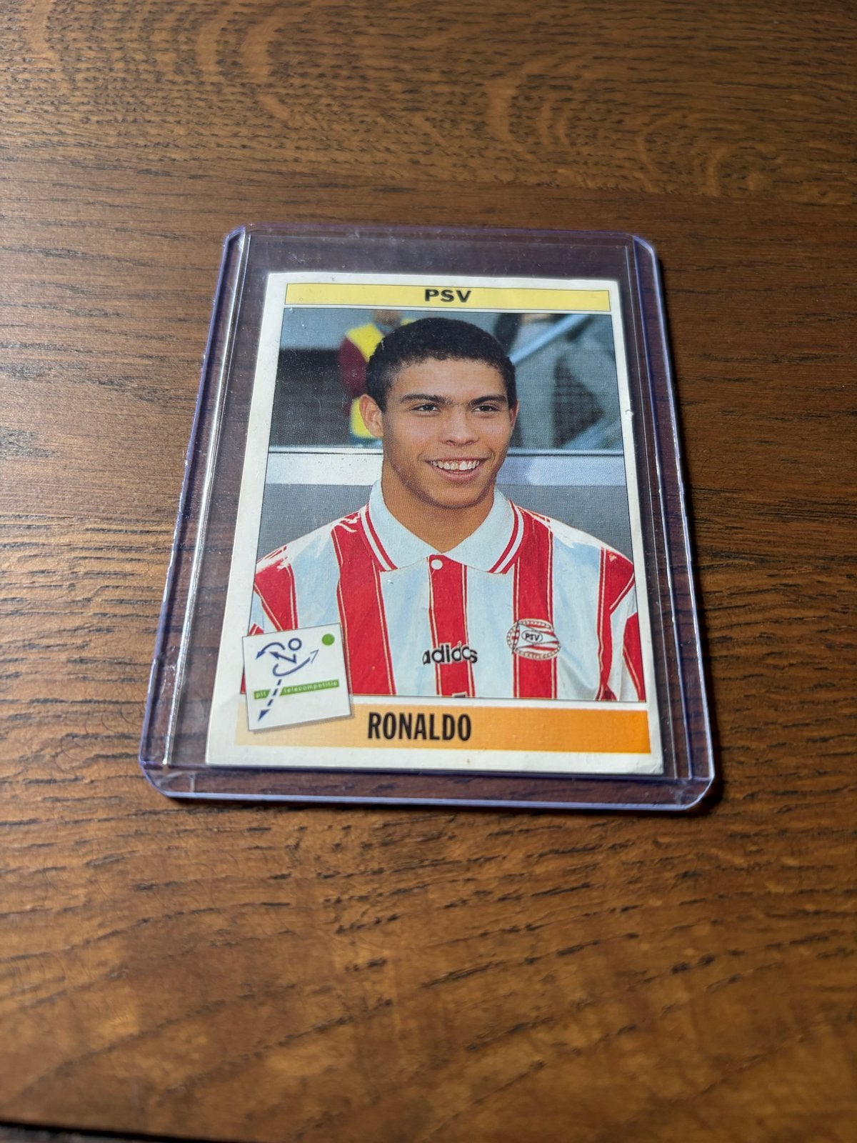 Panini Voetbal 95 Ronaldo PSV Sticker - Zeldzaam!, Ophalen of Verzenden, Gebruikt, Speelkaart(en)