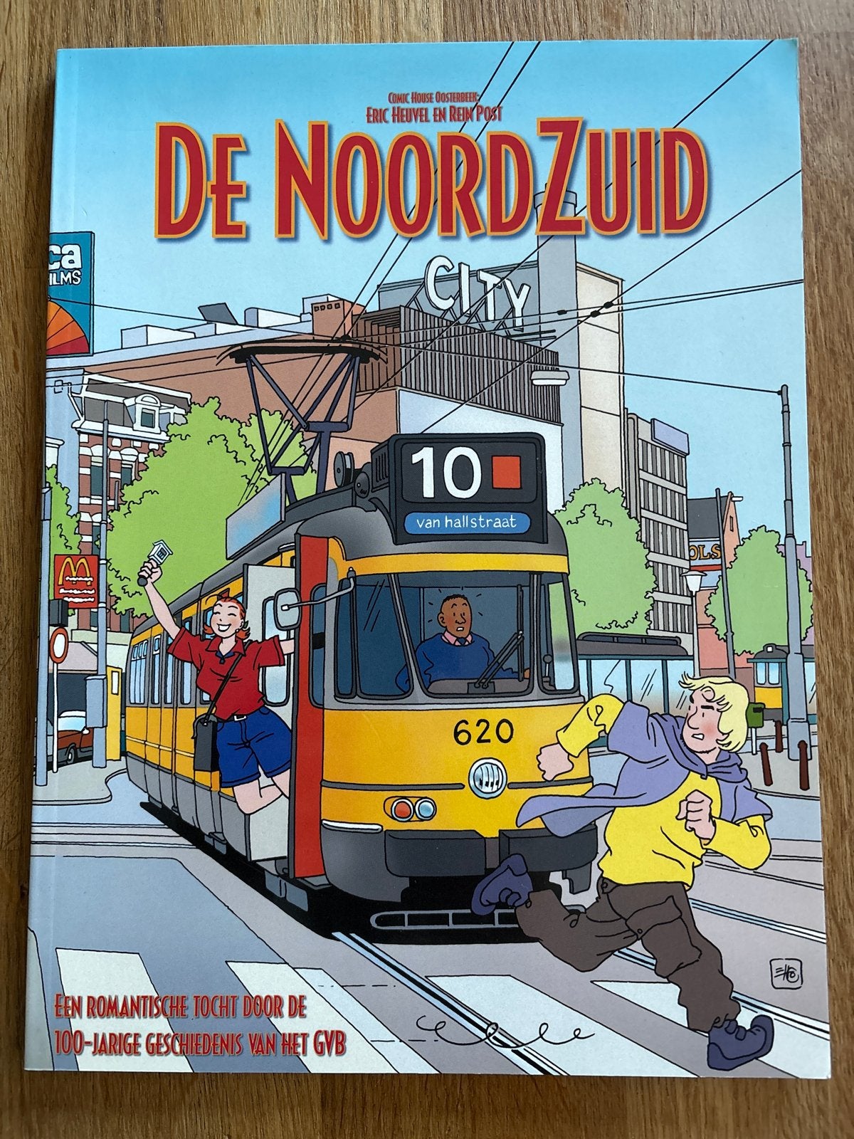 De Noord Zuid: Een romantische tocht door de GVB geschiedeni, Eén stripboek, Ophalen of Verzenden, Zo goed als nieuw