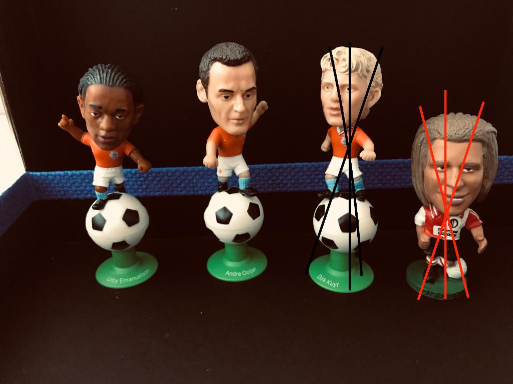 voetbal poppetjes, Verzamelen, Ophalen of Verzenden, Zo goed als nieuw, Ajax, Beeldje of Poppetje