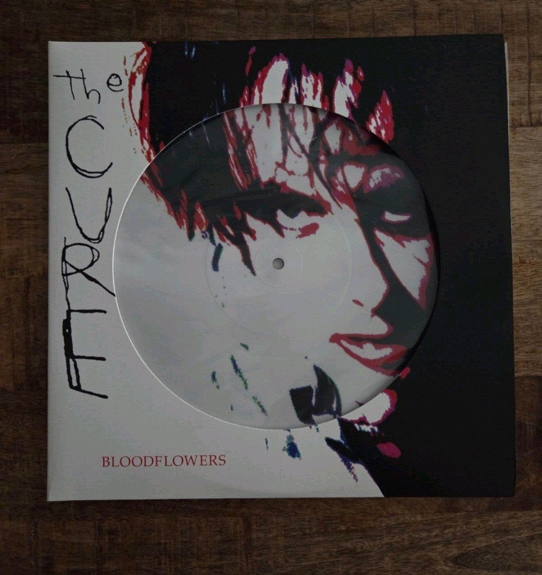 dubbel lp picture disc the cure bloodflowers, Cd's en Dvd's, Vinyl | Rock, Ophalen of Verzenden, Zo goed als nieuw, 12 inch
