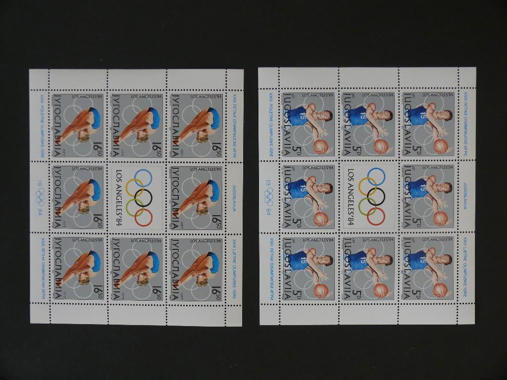 Olympische Spelen 1984, Verzenden, Postfris, Sport