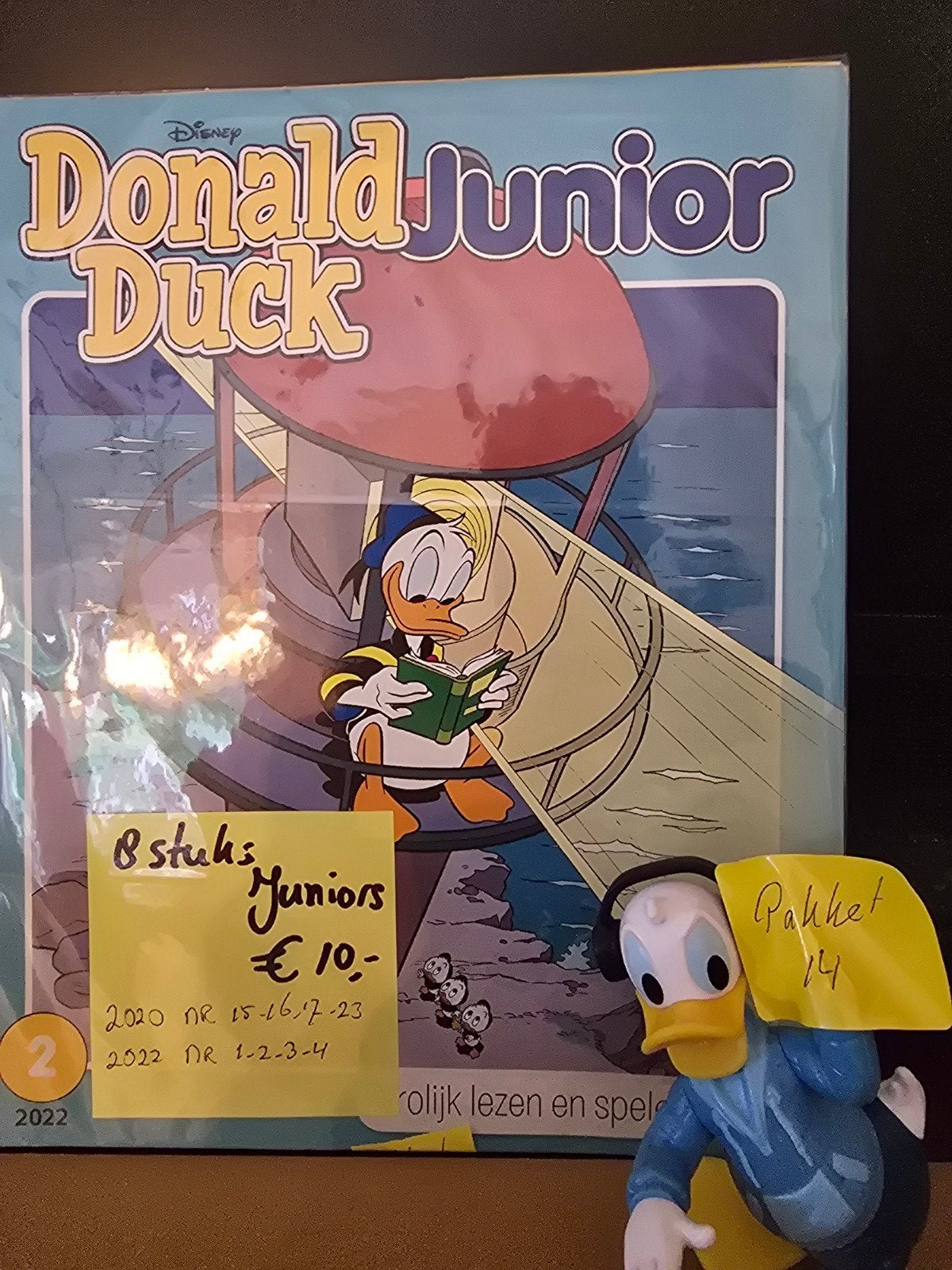 Donald Duck Junior - 8 stuks (2020 & 2022), Boeken, Meerdere stripboeken, Ophalen of Verzenden, Zo goed als nieuw