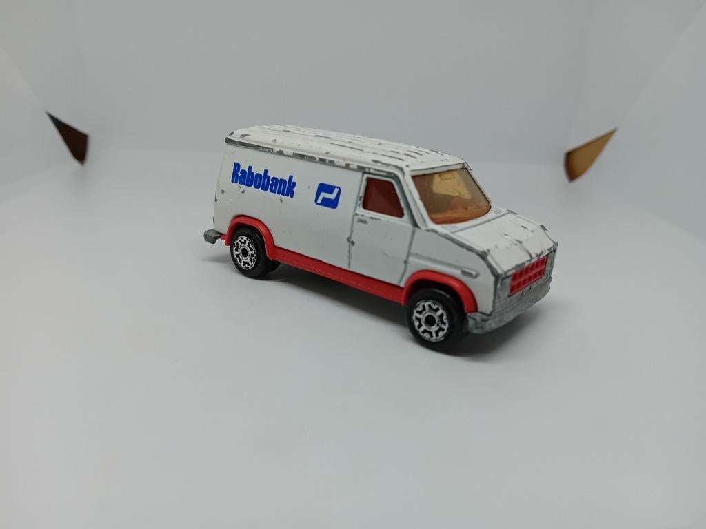Majorette Fourgon Rabobank 1/65, Ophalen of Verzenden, Gebruikt, Auto