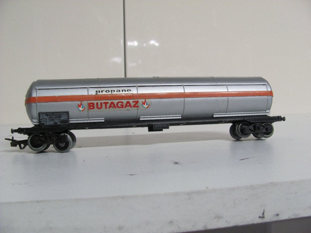 JOUEF propane butagaz wagon 21cm lang, Gelijkstroom, Jouef, Wagon, Ophalen of Verzenden