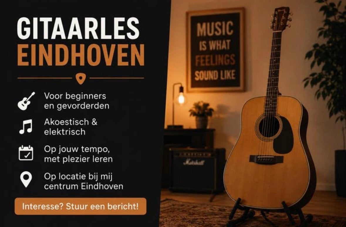 Gitaarles Eindhoven, Ophalen, Zo goed als nieuw, Solid body, Overige merken