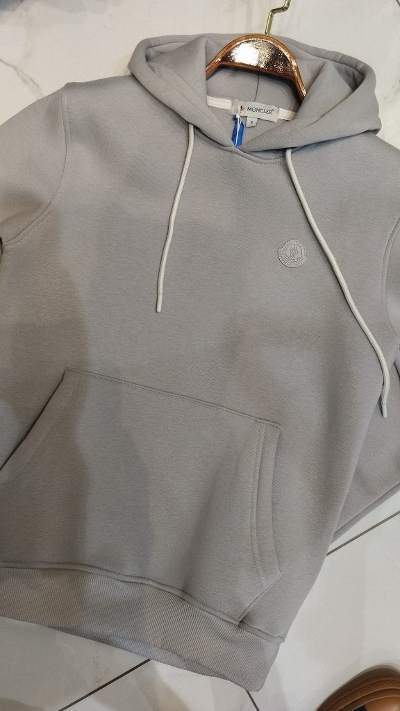 Moncler hoodie licht grijs, Ophalen of Verzenden, Nieuw, Grijs