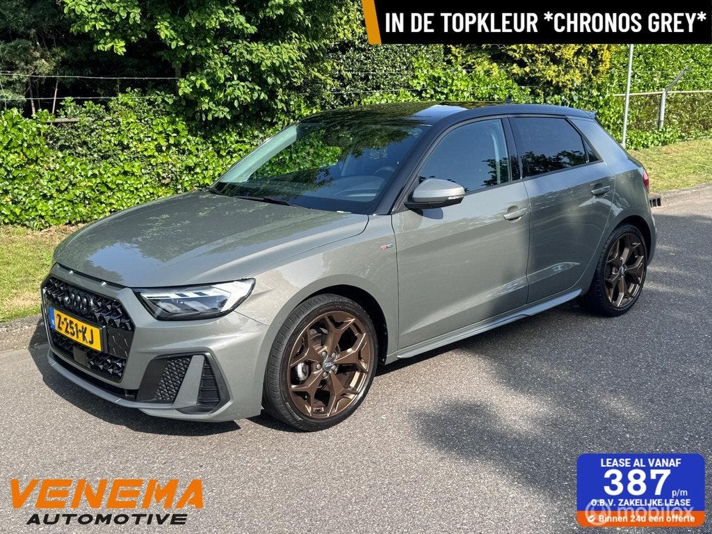 Audi A1 Sportback TFSI S-Line, 5drs, 18" Y-Design Mat Bronze, Auto's, Audi, Voorwielaandrijving, Stof, 95 pk, Lichtsensor