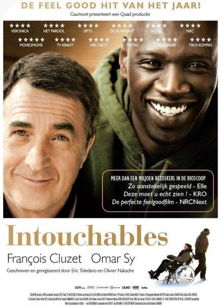 DVD Intouchables (met François Cluzet en Omar Sy), Drama, Nederlands, Frankrijk, Ophalen of Verzenden