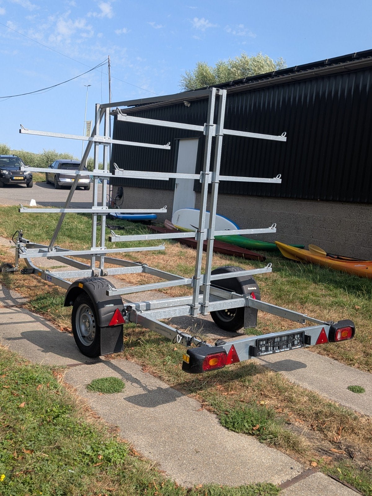 Brenderup kano trailer voor 8 kano's, Watersport en Boten, Ophalen, Zo goed als nieuw, Overige typen