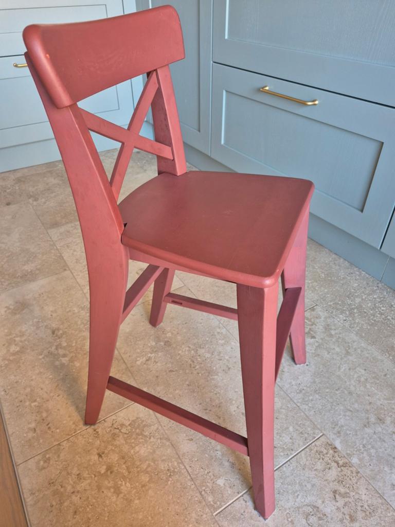 Ikea Ingolf kinderstoel, Ophalen, Gebruikt, Rood, Eén