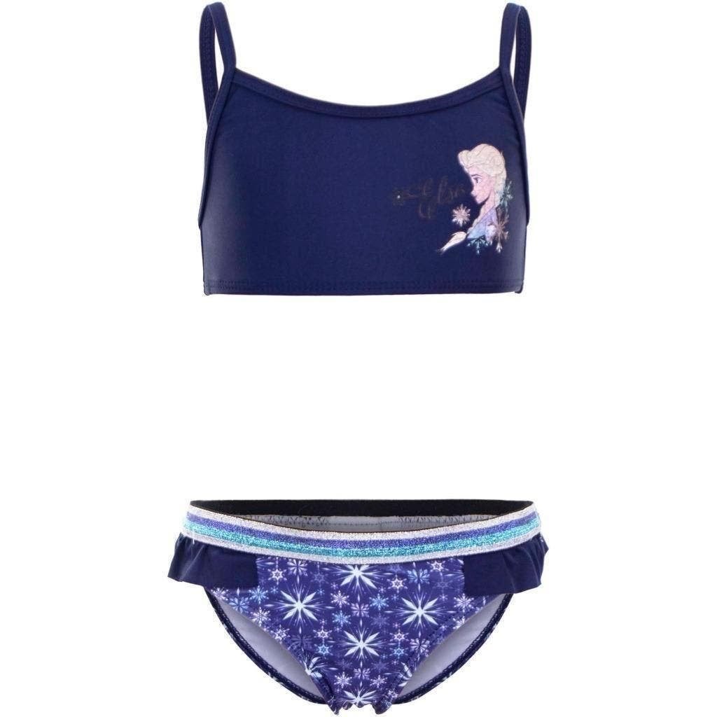 Disney Frozen Bikini Donker Blauw - Maat 104 - 128, Maat 104, Bikiniset, Meisje, Nieuw