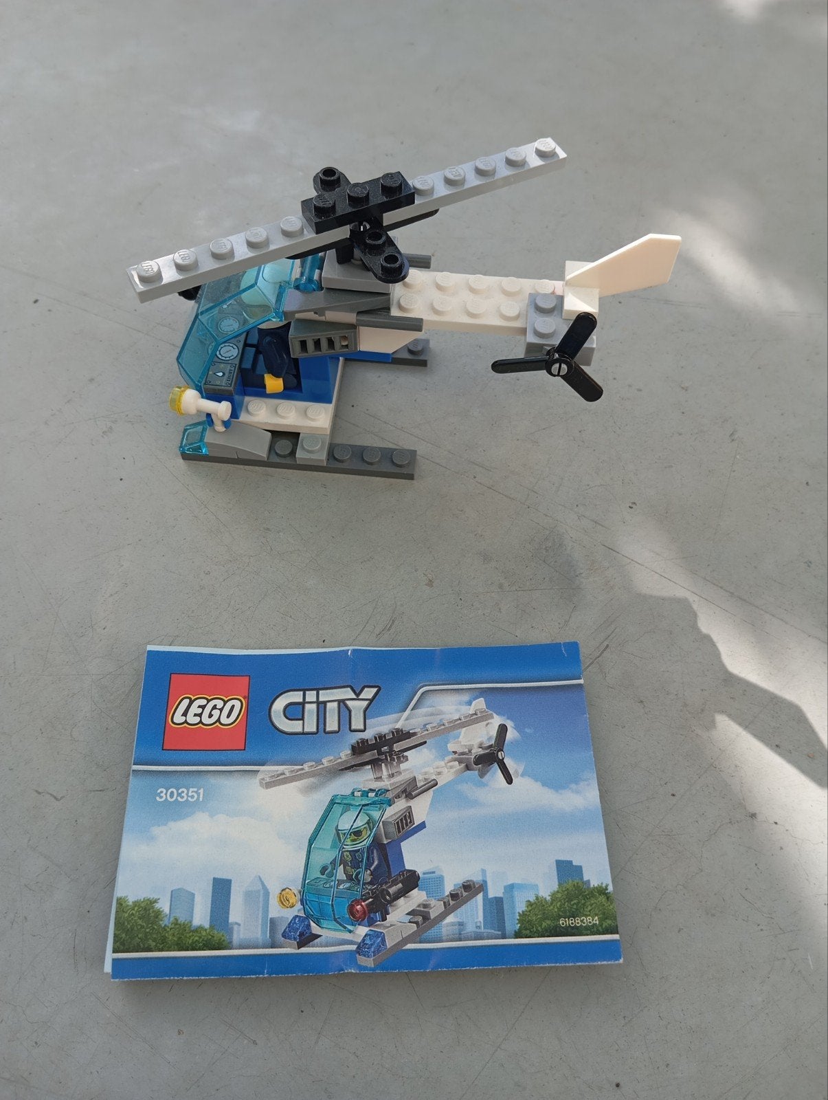 Lego City Helikopter 30351 met instructies, City, Lego, Inclusief instructies, Ophalen of Verzenden