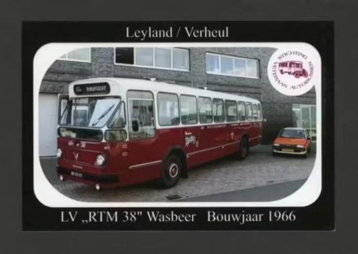 Foto Busvervoer Numansdorp Leyland Verheul 1966., Verzamelen, 1980 tot heden, Foto, Ophalen of Verzenden, Zo goed als nieuw