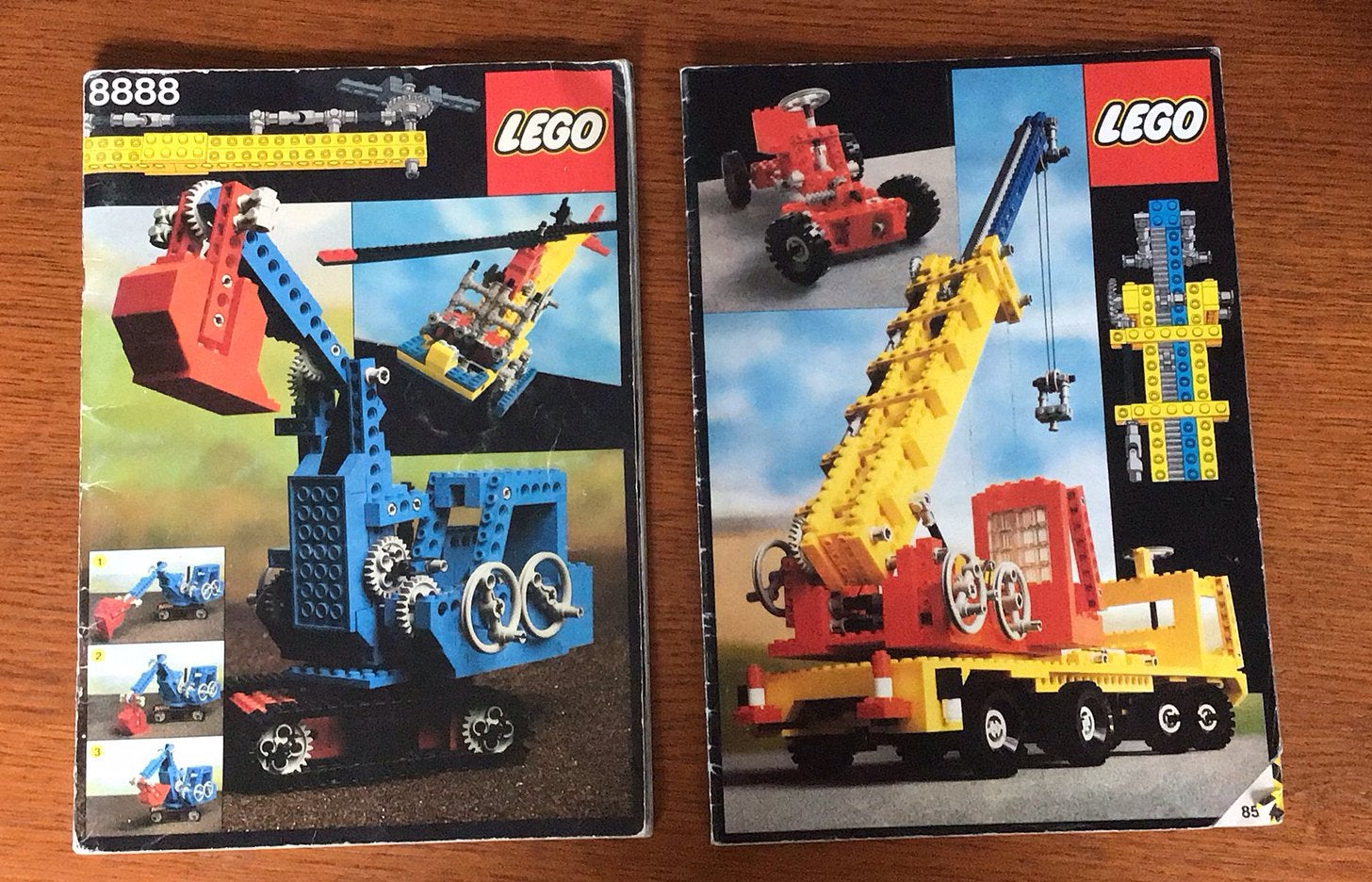 Twee maal Lego Ideeënboek uit 1980 Technic., Gebruikt, Lego, Overige typen, Ophalen of Verzenden