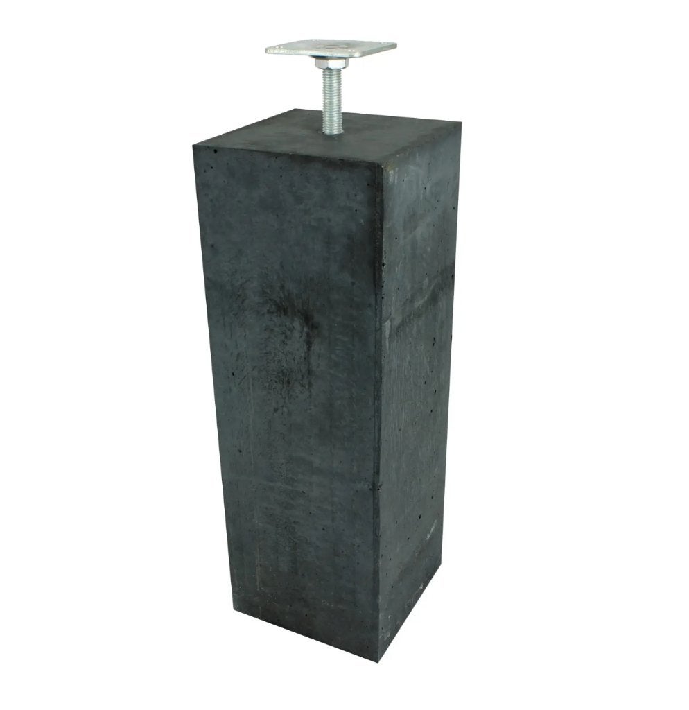 Betonpoeren 58x20x20 (4 stuks) incl M20 stelplaten, Ophalen, Gebruikt, Minder dan 180 cm, Palen