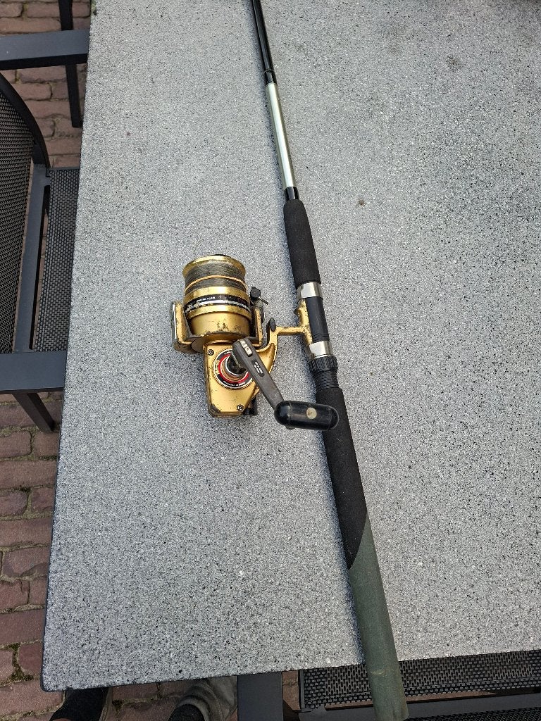 boothengel met molen zeevissen, Ophalen of Verzenden, Gebruikt, Complete set