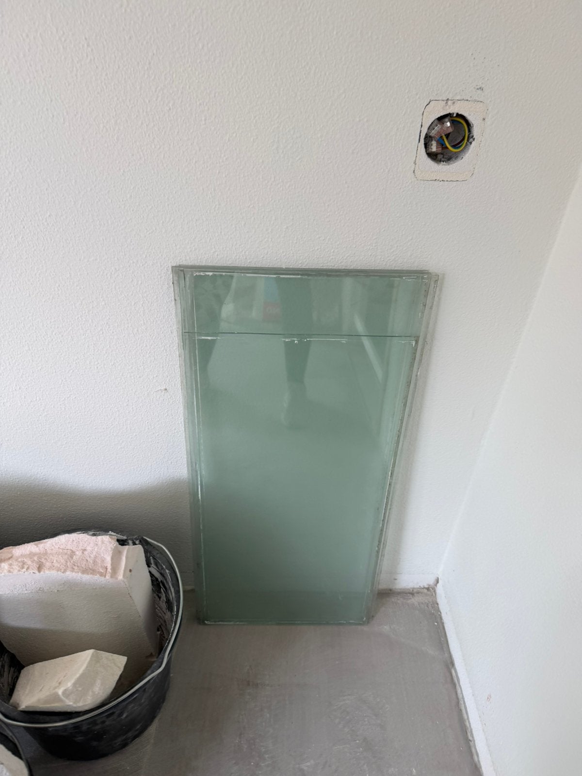 Glas bovenlicht deurkozijn, Doe-het-zelf en Verbouw, Glas en Ramen, Ophalen, Minder dan 80 cm, 80 tot 120 cm, Zo goed als nieuw