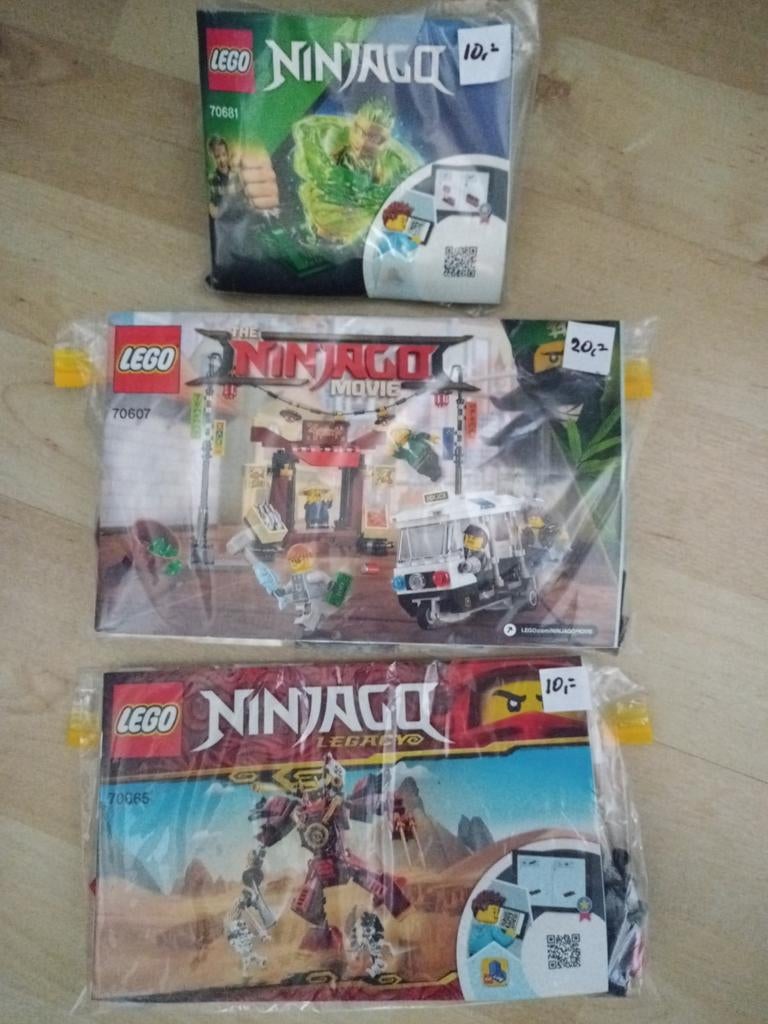 Lego Ninjago 70681 70665 70607., Ophalen of Verzenden, Zo goed als nieuw