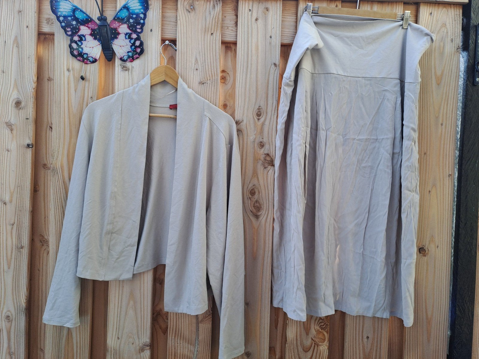 ​VETONO Elegante Tweedelige Set • Zand / Taupe, Overige typen, Beige, Nieuw, Ophalen of Verzenden