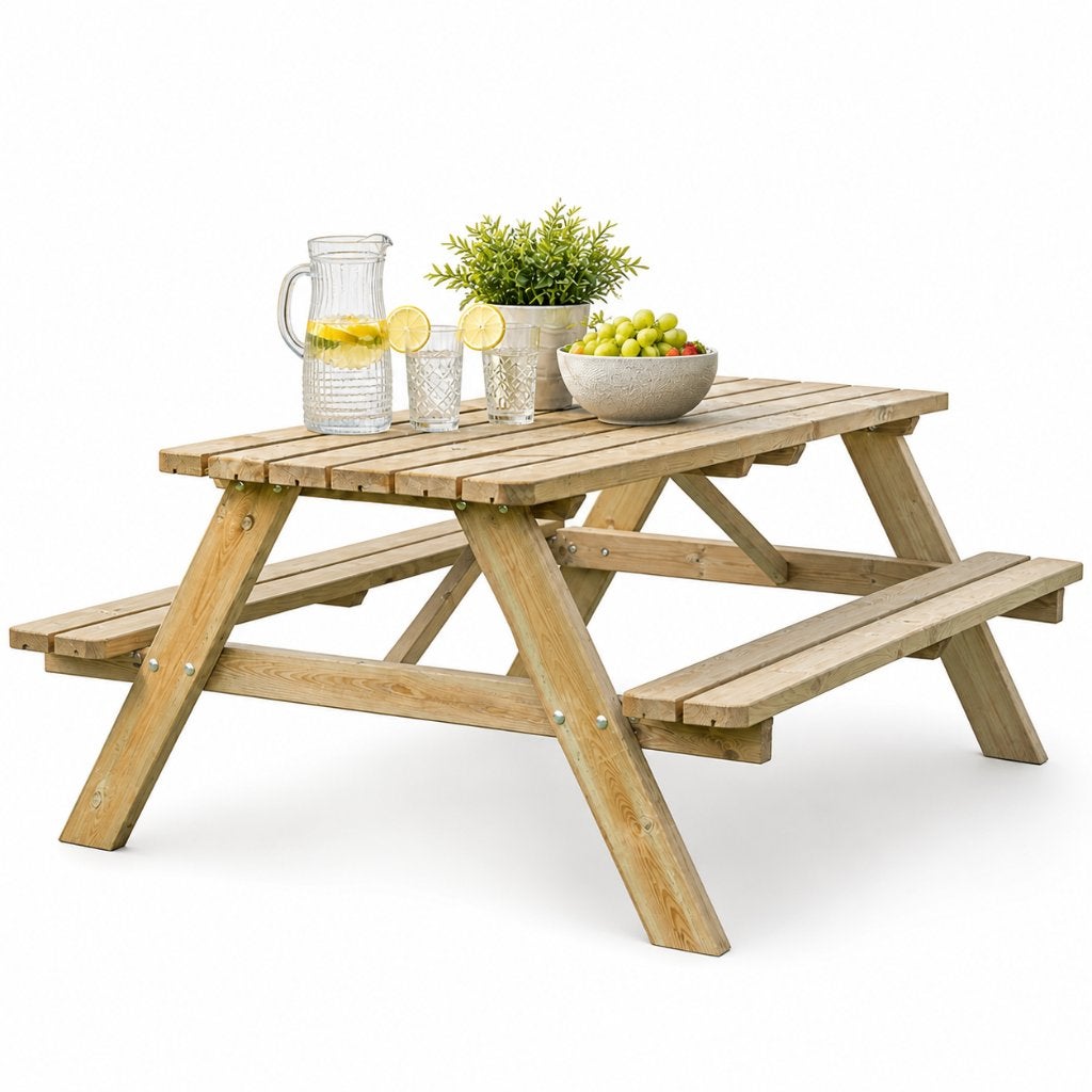picknick tafels uitvoorraad leverbaar 180 cm lang, Tuin en Terras, Ophalen, Nieuw