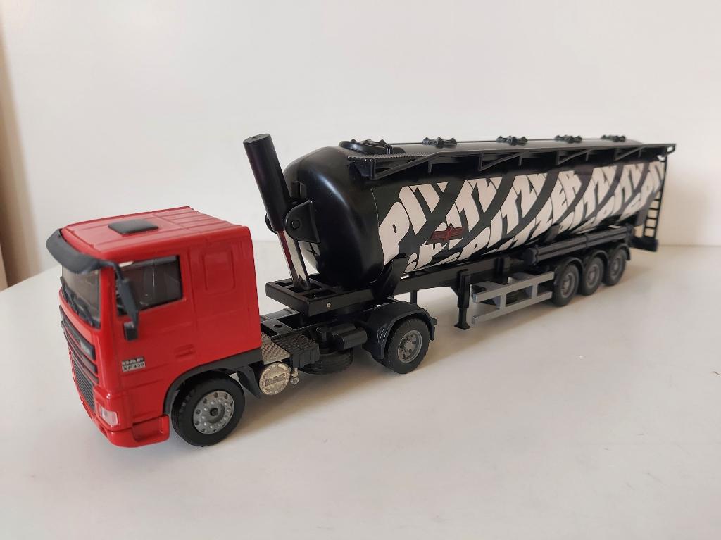 Joal Daf XF430 met 3 as bulkoplegger Spitzer, Hobby en Vrije tijd, Modelauto's | 1:50, Ophalen of Verzenden, Gebruikt, Bus of Vrachtwagen