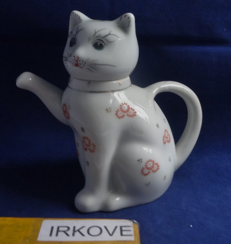 CHINEES THEEPOTJE POES * Porselein *, Verzenden, Overige typen, Nieuw, Overige stijlen