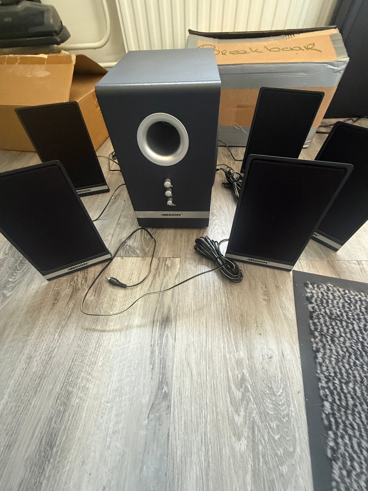 Medion Actief 5.1 soundsysteem, Computers en Software, Pc speakers, Nieuw, Audiokanaal 5.1, Ophalen