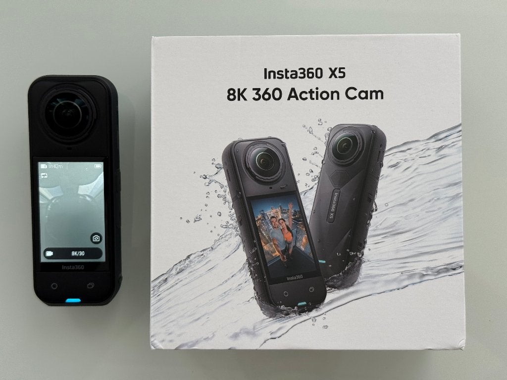 insta360 X5 8K 360 Action Cam GLOEDNIEUW + VEEL EXTRA'S, Ophalen of Verzenden, Zo goed als nieuw, Overige merken