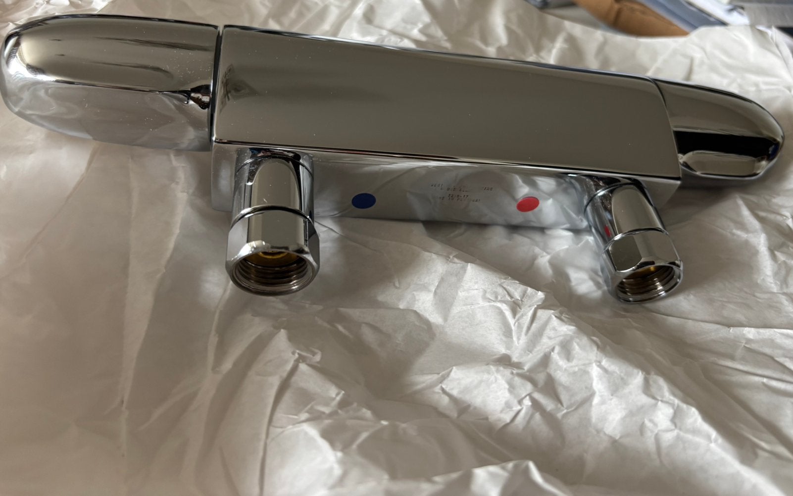 Grohe Grohtherm 1000 Douchethermostaat 12 cm Chroom. Nieuw!, Ophalen of Verzenden, Zo goed als nieuw, Chroom, Douche