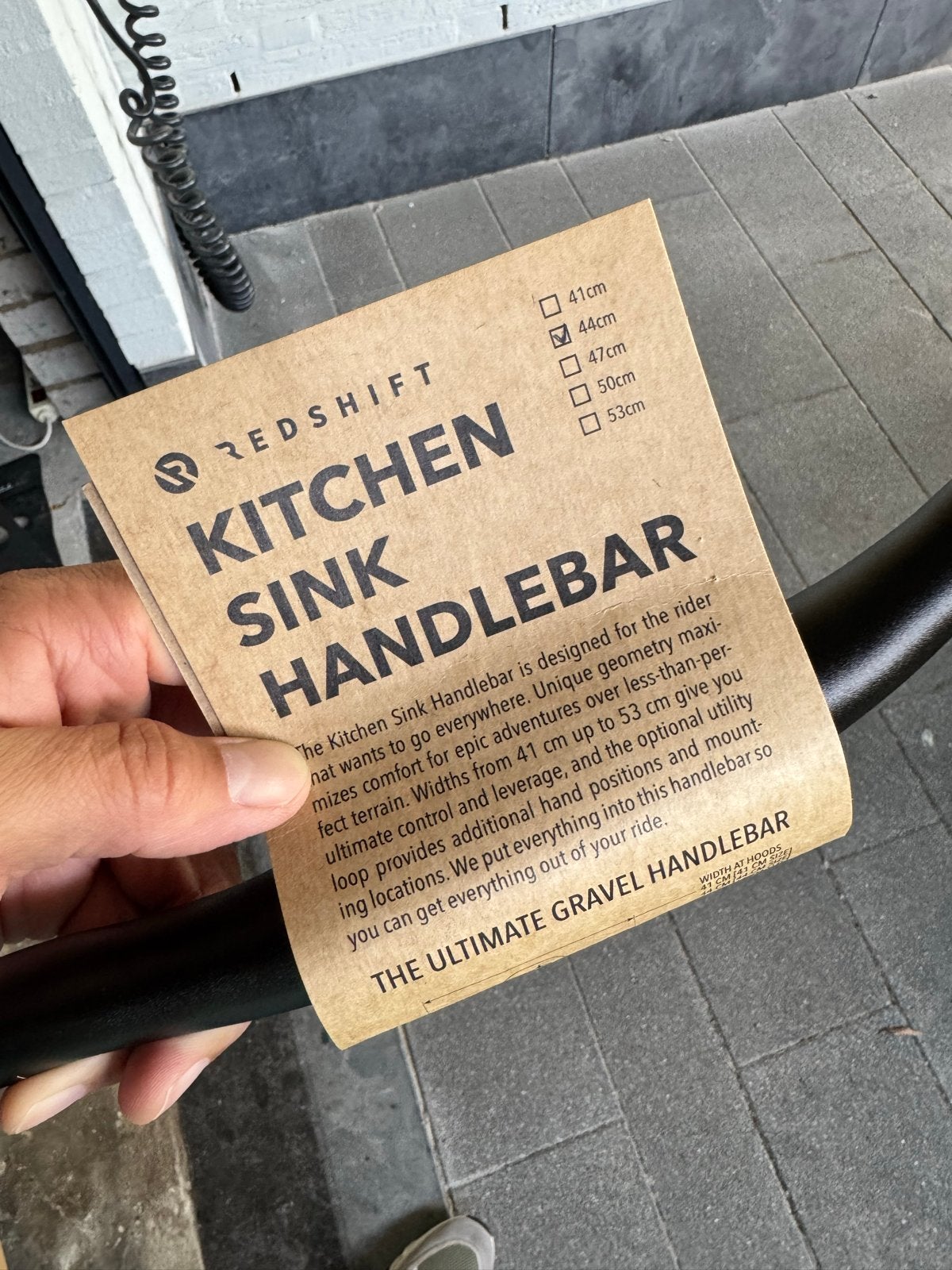 Redshift Kitchen Sink Handlebar 44cm met Cruise Control, Fietsen en Brommers, Stuur, Nieuw, Ophalen of Verzenden, Gravelbike