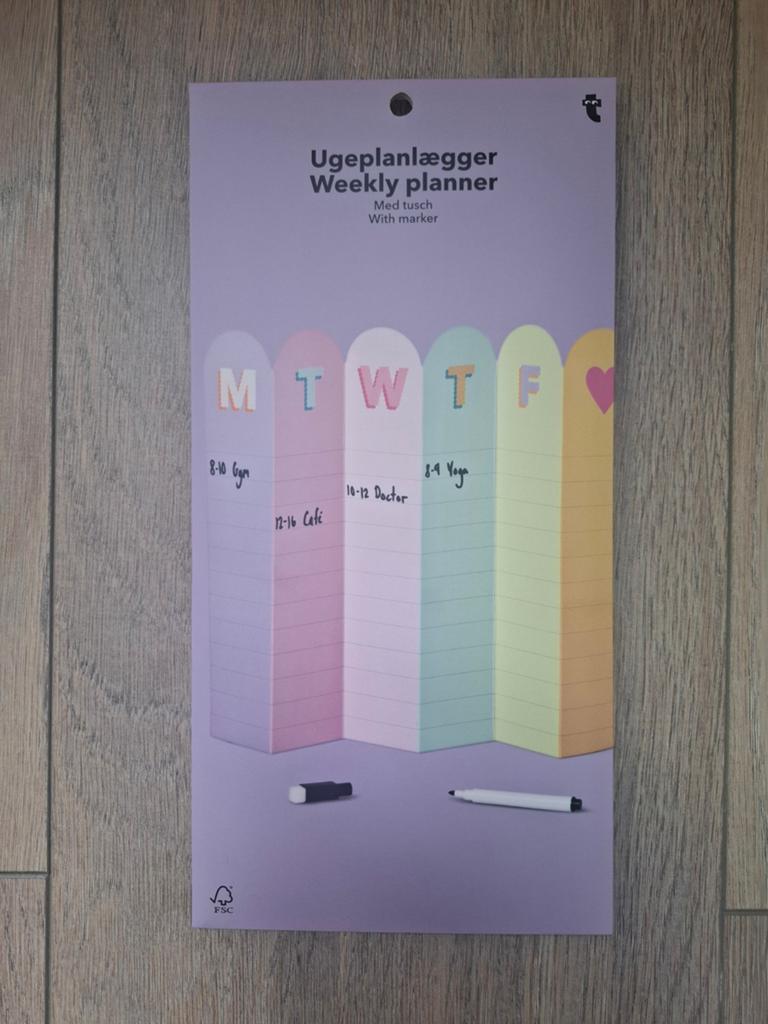 Weekly planner, Ophalen of Verzenden, Nieuw