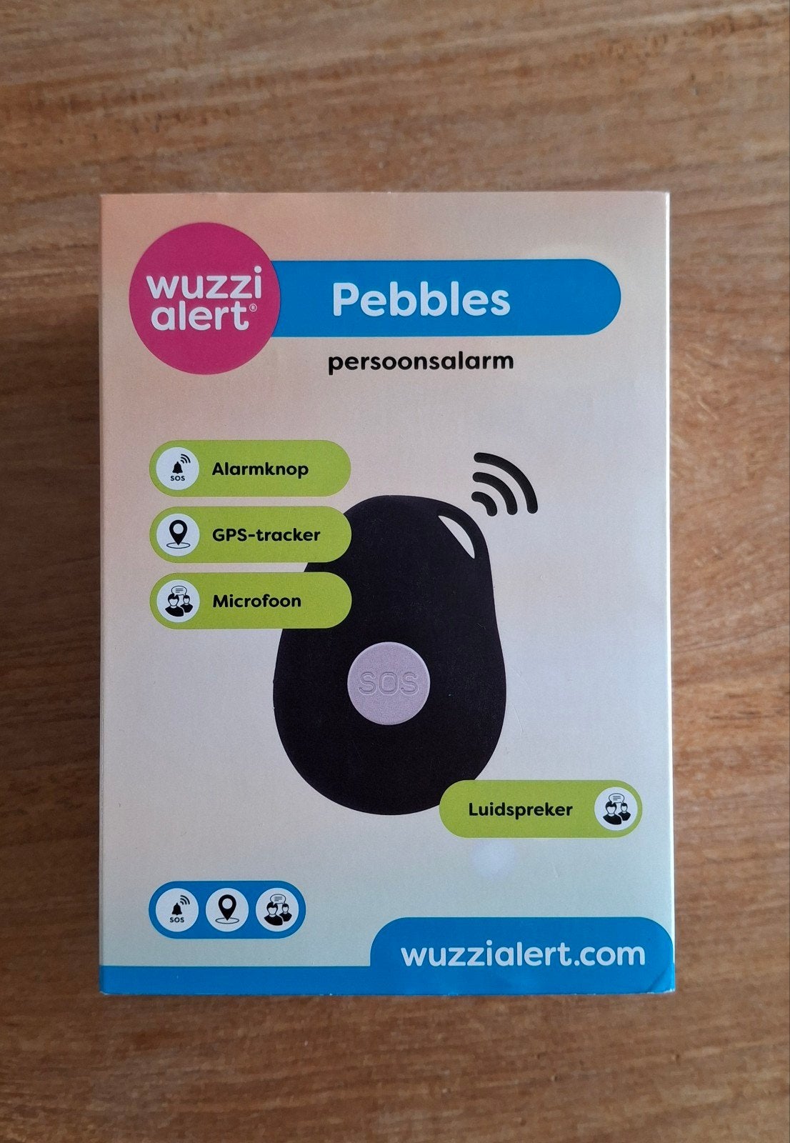 Wuzzi Alert Pebbles persoonsalarm, Diversen, Verpleegmiddelen, Zo goed als nieuw, Ophalen of Verzenden