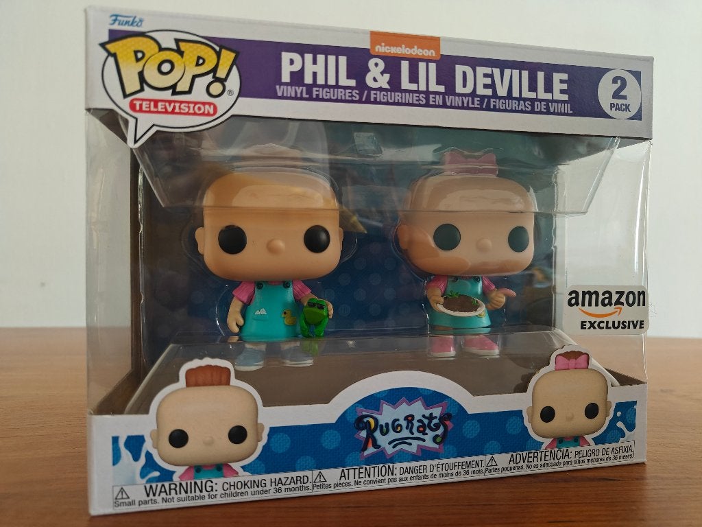 Funko Pop Rugrats Phil & Lil Deville, Ophalen of Verzenden, Zo goed als nieuw