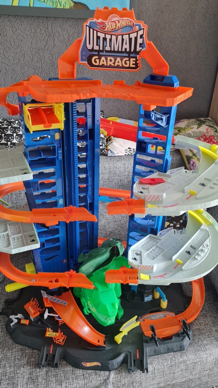 Hot Wheels Ultimate garage City Trex, Ophalen of Verzenden, Zo goed als nieuw