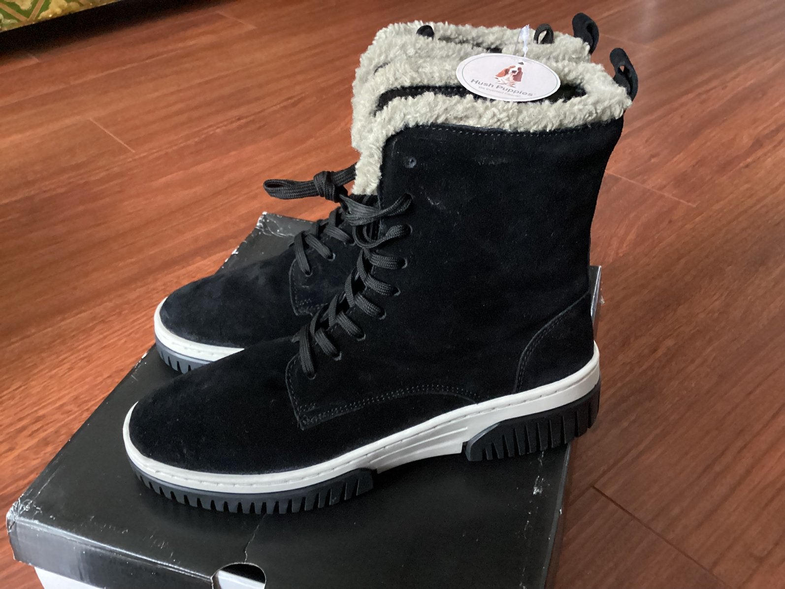HUSH PUPPIES  BOOTS MAAT 40 NIEUW, Verzenden, Nieuw, Zwart