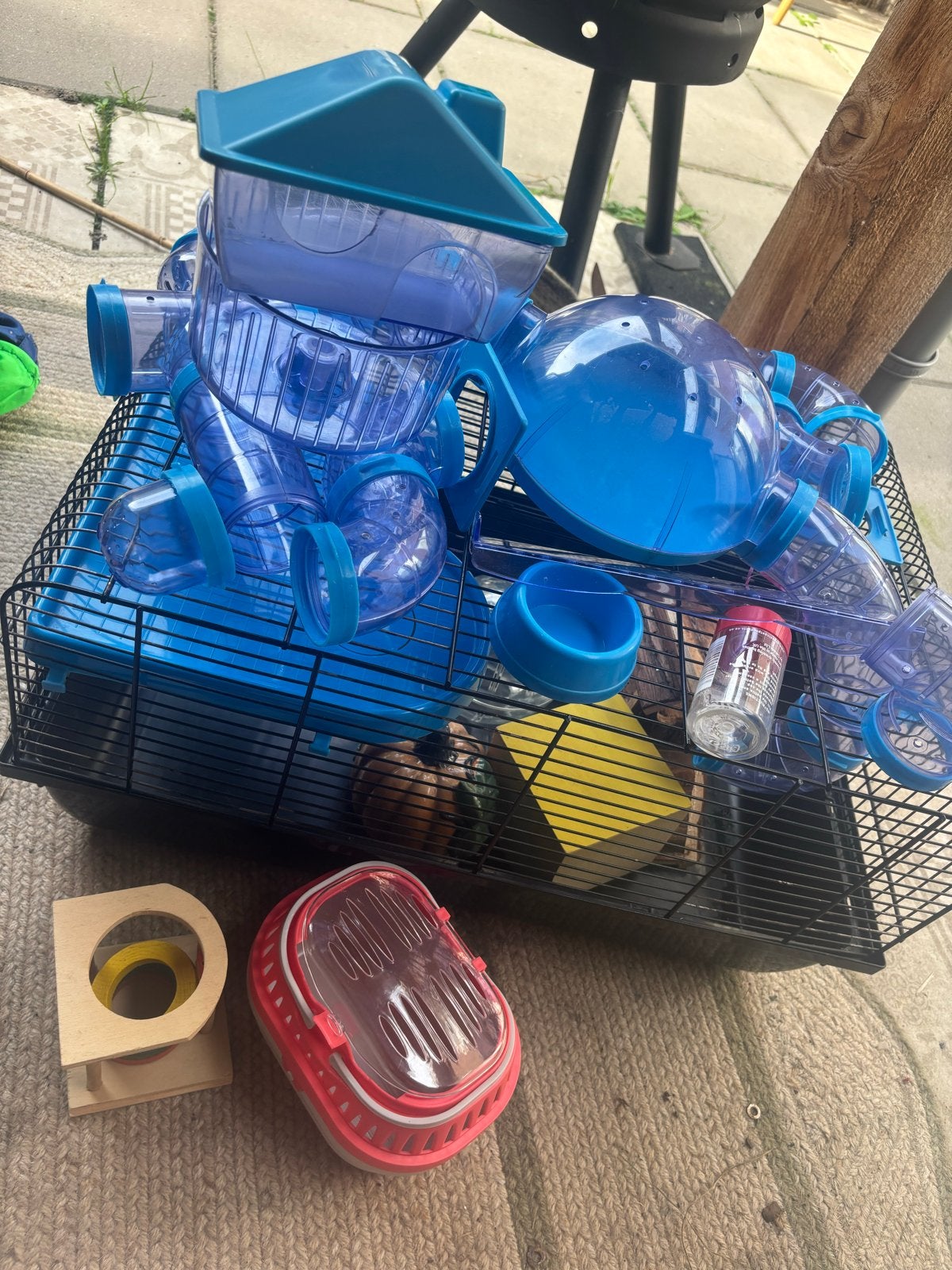 Hamsterkooi met verdieping, Dieren en Toebehoren, Ophalen of Verzenden, Minder dan 75 cm, Kooi, Minder dan 60 cm