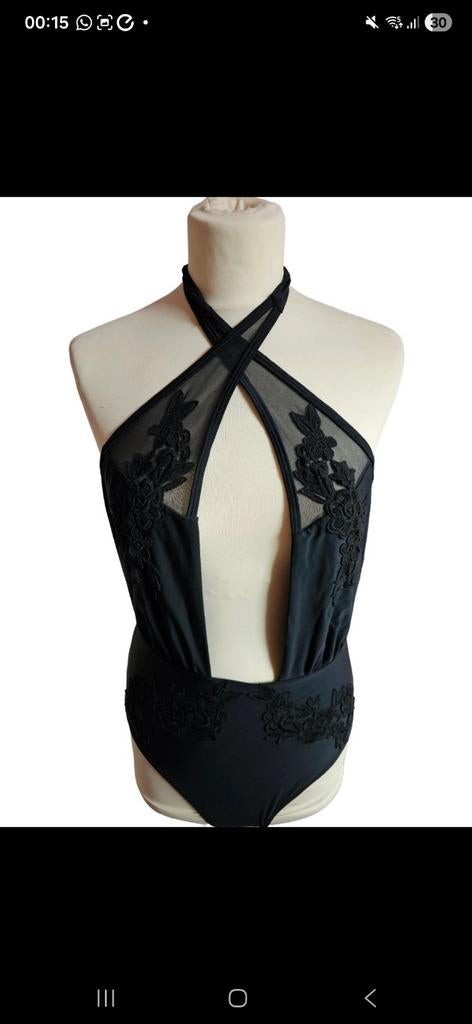 Hunkemöller Badpak Zwart Maat 38 Nieuw met kaartje, Zwart, Nieuw, Badpak, Ophalen of Verzenden