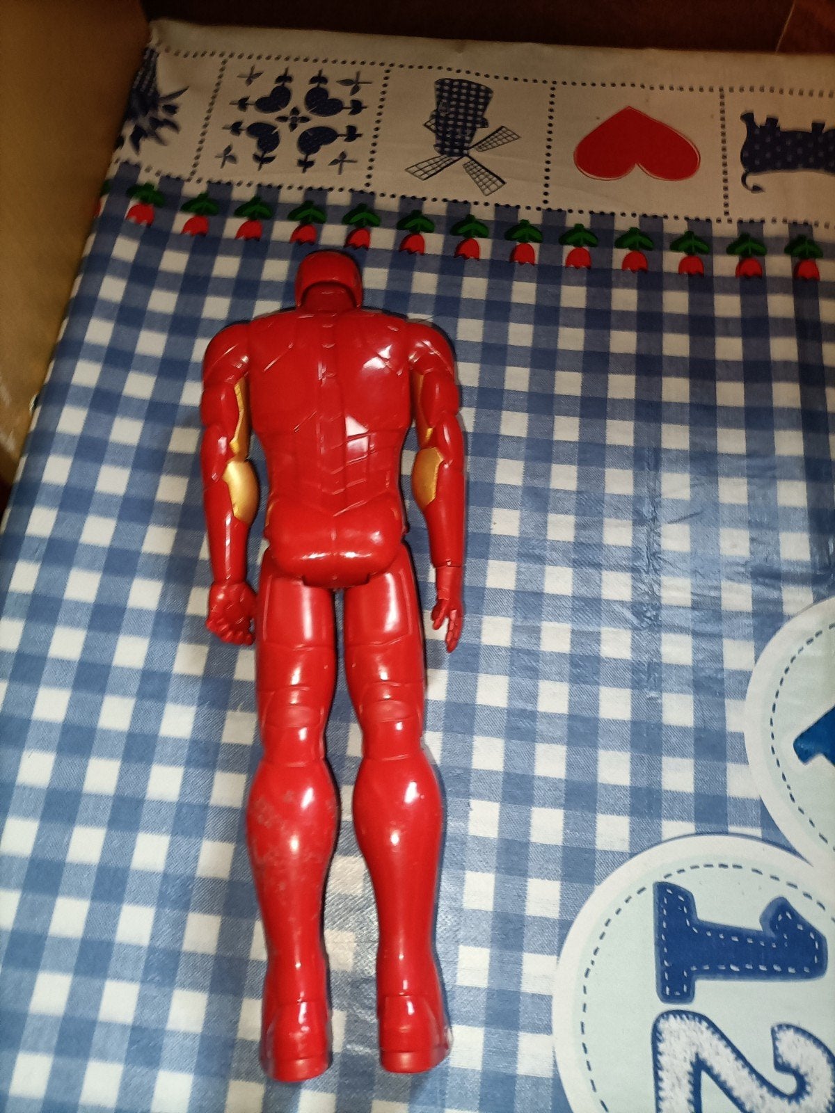 Iron man pop 29 cm groot, Ophalen of Verzenden, Zo goed als nieuw, Pop