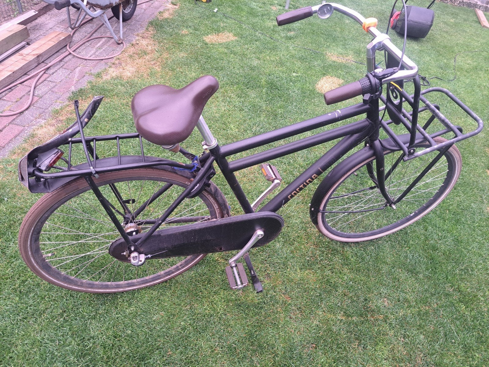 Cortina Transportfiets Heren voor opknappen of onderdelen, Overige merken, Terugtraprem, Versnellingen, Ophalen of Verzenden