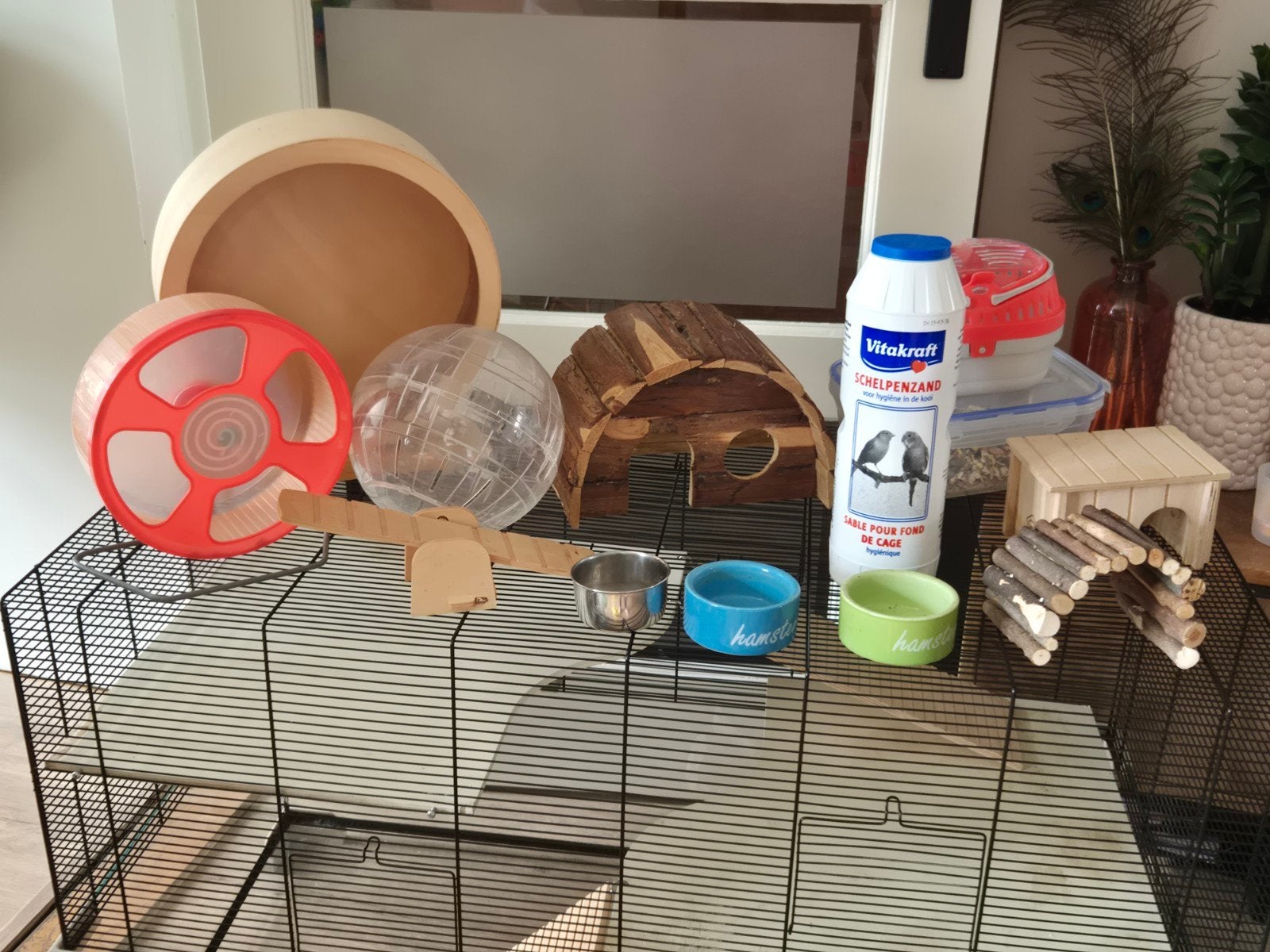 Ferplast Knaagdierenkooi Karat 100, Minder dan 60 cm, Kooi, Ophalen of Verzenden, Zo goed als nieuw