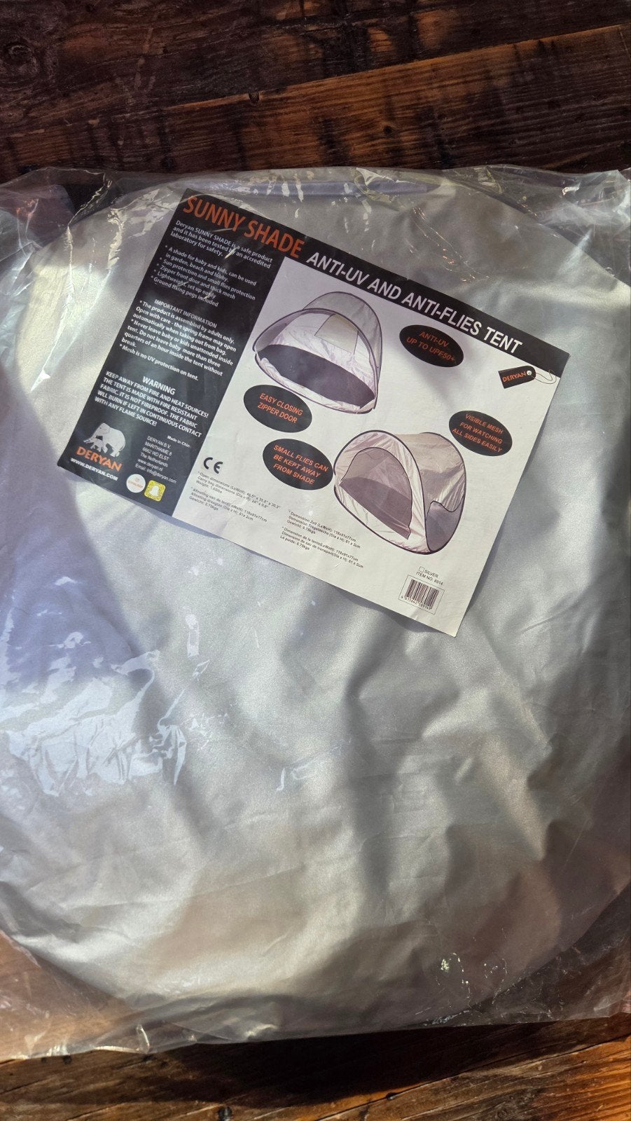 Deryan Sunny Shade Anti-UV & Anti-Flies Tent, Ophalen of Verzenden, Nieuw