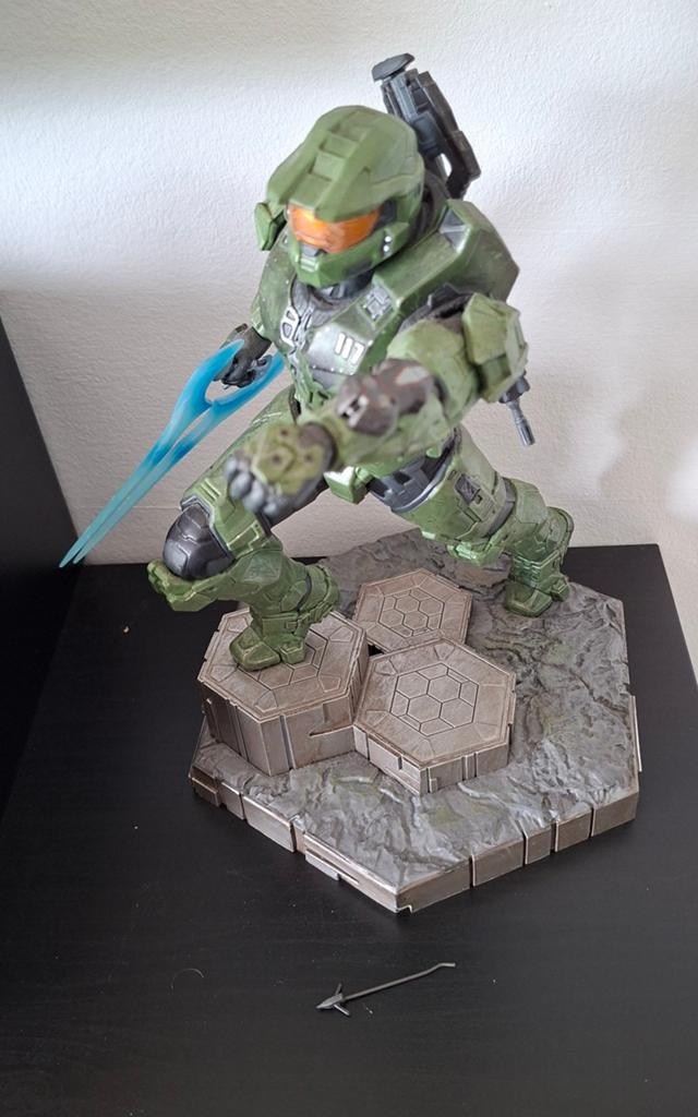 Halo Master Chief actiefiguur beeldje (beschadigd), Ophalen, Gebruikt