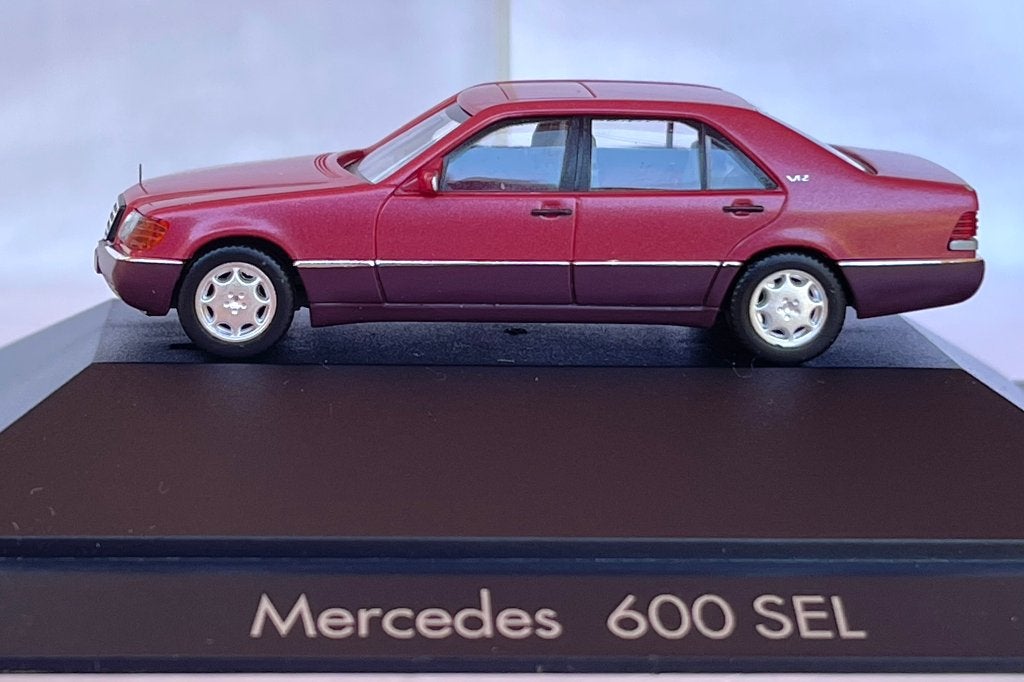 Herpa: Mercedes-Benz 600 SEL, Ophalen of Verzenden, Zo goed als nieuw, Auto, Herpa