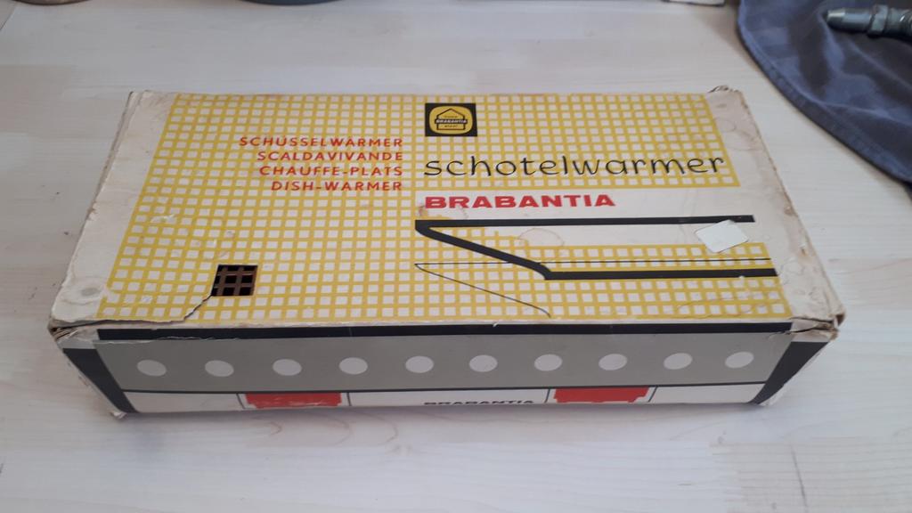 Vintage Brabantia Schotelwarmer, jaren 60, Huis en Inrichting, Keuken | Potten en Pannen, Ophalen, Gebruikt