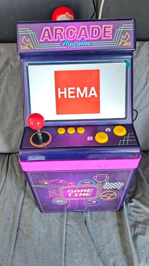 Hema Arcade Machine - Compleet en Nieuw met Plastic, Spelcomputers en Games, Ophalen, Overige merken, Nieuw