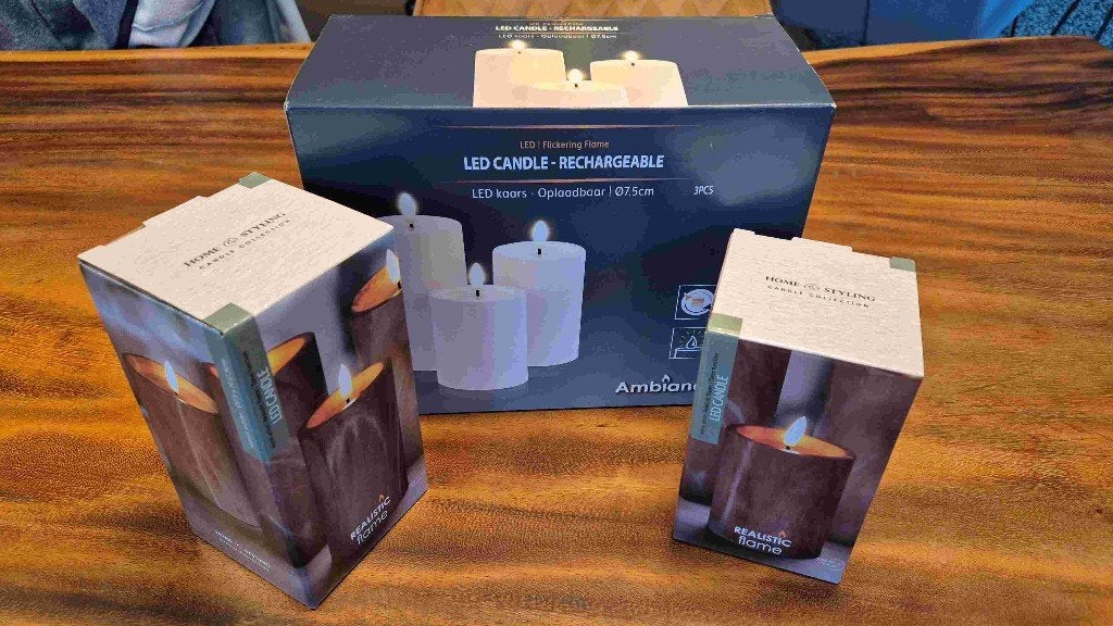 Set LED kaarsen (ook losse verkoop), 10 cm, Kunststof, Nieuw, Ophalen of Verzenden