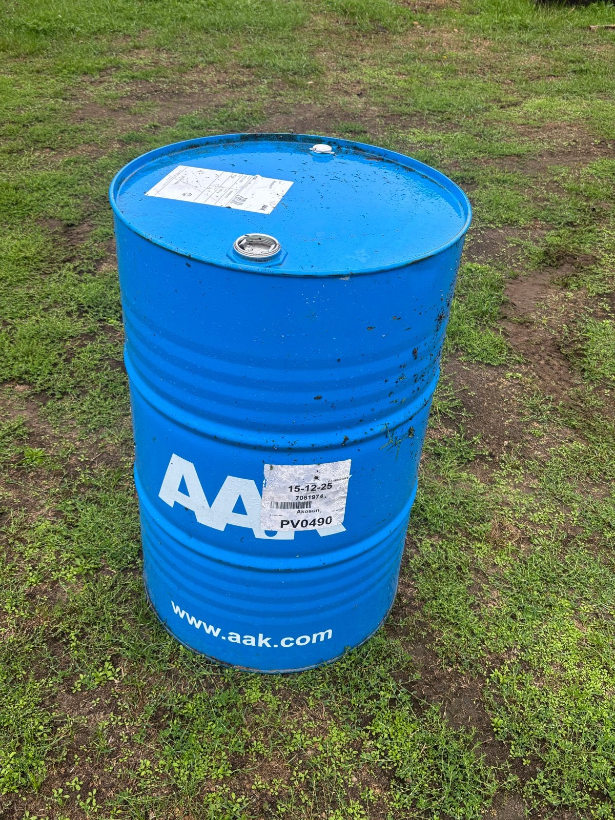 200 liter Brandon vuurton / olievat, Ophalen of Verzenden, Gebruikt